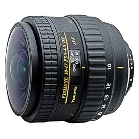 【中古】Tokina 魚眼ズームレンズ AT-X 107 AF DX NH Fisheye 10-17mm F3.5-4.5 (IF) ニコン用 フルサイズ対応 フードなしタイプ