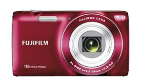 【中古】FUJIFILM デジタルカメラ FinePix JZ250 光学8倍 レッド F FX-JZ250R