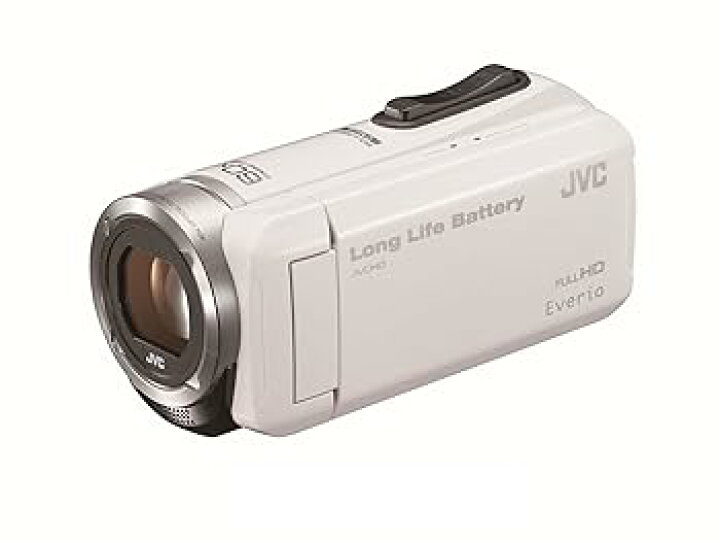 中古】 JVC KENWOOD ビデオカメラ EVERIO 内蔵メモリー8GB ホワイト GZ 