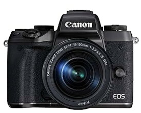 【中古】Canon ミラーレス一眼カメラ EOS M5 レンズキット EF-M18-150mm F3.5-6.3 IS STM付属 EOSM5-18150ISSTMLK