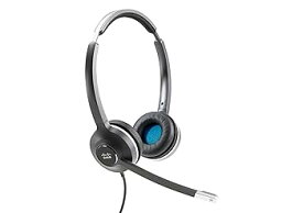 【中古】Cisco Headset 532 有線デュアルオンイヤークイックディスコネクトヘッドセット RJ-9ケーブル付き チャコール 2年間の限定責任保証 (CP-HS-W-532