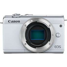 【中古】Canon ミラーレス一眼カメラ EOS M200 ボディー ホワイト EOSM200WH-BODY