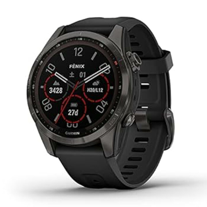 楽天市場】【中古】ガーミン(GARMIN) fenix 7S Sapphire Dual Power Ti 
