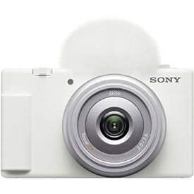 【中古】ソニー(SONY) コンパクトデジタルカメラ VLOGCAM Vlog用カメラ ZV-1F ボディ ウィンドスクリーン付属 20mm F2.0 単焦点レンズ ホワイト ZV-1F W