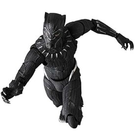 【中古】MAFEX マフェックス No.091 ブラックパンサー 全高約160mm 塗装済み 可動フィギュア