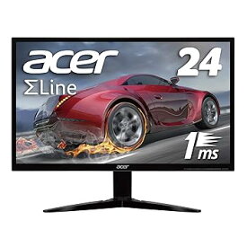 【中古】Acer ゲーミングモニター SigmaLine 24インチ KG241bmiix 1ms(GTG) 75Hz TN FPS向き フルHD FreeSync HDMIx2 スピーカー内蔵 ブルーライト軽減