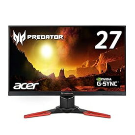 【中古】Acer ゲーミングモニター XB271HUbmiprz 27インチ IPS 非光沢 2560x1440 WQHD 350cd 4ms(GTG) 144Hz HDMI G-SYNC搭載 Predator