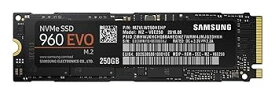 【中古】Samsung SSD 250GB 960EVO M.2 Type2280 PCIe3.0×4 NVMe1.2 3年保証 エコPKG 正規代理店保証品 MZ-V6E250B/EC