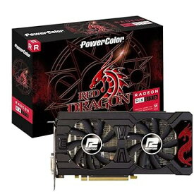 【中古】PowerColor レッドドラゴン AMD Radeon RX570 8GB GDDR5 AXRX 570 8GBD5-3DHD/OC