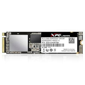 【中古】ADATA Technology XPG SX8200 PCIe Gen3x4 M.2 2280 SSD 480GB ASX8200NP-480GT-C