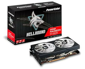 【中古】POWERCOLOR グラフィックボード AMD Radeon RX6600 GDDR6 8GB 搭載モデル 【国内正規代理店品】 AXRX 6600 8GBD6-3DHL