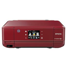 【中古】EPSON インクジェット複合機 Colorio EP-806AR 無線 有線 スマートフォンプリント Wi-Fi Direct レッド