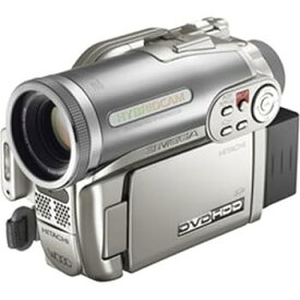 【中古】HITACHI ハイブリッドDVDカメラ DZ-HS303 Wooo シャンパンシルバー DZ-HS303-S