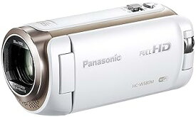 【中古】パナソニック HDビデオカメラ W580M 32GB サブカメラ搭載 高倍率90倍ズーム ホワイト HC-W580M-W