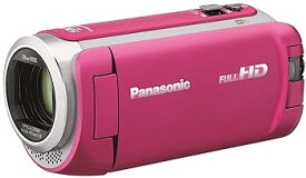 【中古】パナソニック HDビデオカメラ 64GB ワイプ撮り 高倍率90倍ズーム ピンク HC-W590M-P
