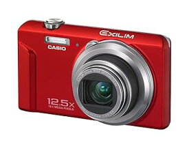 【中古】CASIO EXILIM デジタルカメラ 1610万画素CCD 広角24mm 光学12.5倍ズーム レッド EX-ZS160RD