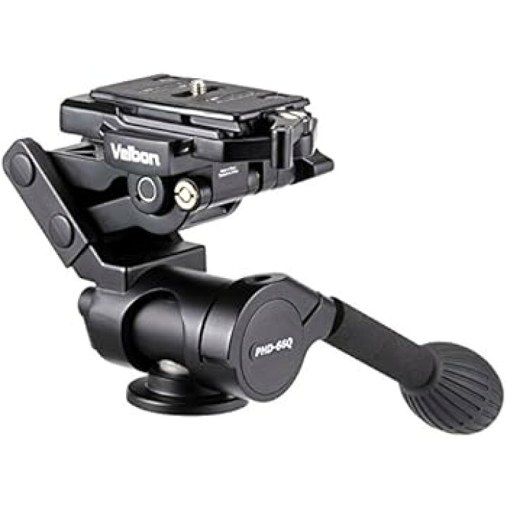楽天市場】【中古】Velbon 3Way雲台 PHD-66Q 中型 底面径50mm 