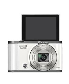 【中古】CASIO デジタルカメラ EXILIM EX-ZR1750WE ツーリストモデル 自分撮りチルト液晶 オートトランスファー機能 Wi-Fi/Bluetooth搭載 ホワイト