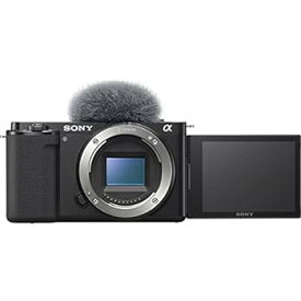 【中古】ソニー(SONY) Vlog用カメラ レンズ交換式VLOGCAM APS-C ミラーレス一眼カメラ ZV-E10 ボディ(レンズなし) ウィンドスクリーン付属 ブラック ZV-E