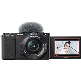 【中古】ソニー(SONY) Vlog用カメラ レンズ交換式VLOGCAM APS-C ミラーレス一眼カメラ ZV-E10 パワーズームレンズキット(同梱レンズ:SELP1650) ウィンド