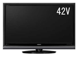 【中古】日立 42V型地上・BS・110度CSデジタルフルハイビジョン液晶テレビ(250GB HDD内蔵 録画機能付)Wooo L42-XP03