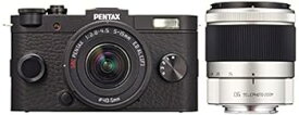 【中古】PENTAX ミラーレス一眼 Q-S1 ダブルズームキット [標準ズーム 02 STANDARD ZOOM ・望遠ズーム 06 TELEPHOTO ZOOM] ブラック 06087