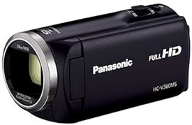【中古】パナソニック HDビデオカメラ V360MS 16GB 高倍率90倍ズーム ブラック HC-V360MS-K