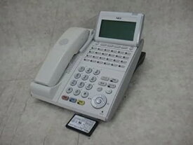 【中古】DTL-24BT-1D(WH) TEL NEC Aspire X カールコードレス　ビジネスフォン