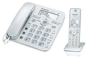 【中古】パナソニック コードレス電話機(子機1台付き)シルバー VE-GD36DL-S