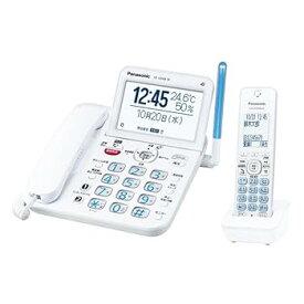 【中古】［非常に良い］パナソニック コードレス電話機(子機1台付き) VE-GD68DL-W（ホワイト）