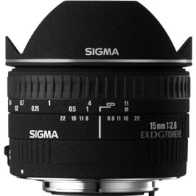 【中古】SIGMA 単焦点魚眼レンズ 15mm F2.8 EX DG DIAGONAL FISHEYE キヤノン用 対角線魚眼 フルサイズ対応 476403