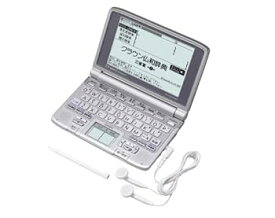 【中古】CASIO Ex-word (エクスワード) 電子辞書 XD-SW7200 日中韓対応手書きパネル搭載 音声対応 24コンテンツ収録 フランス語モデル