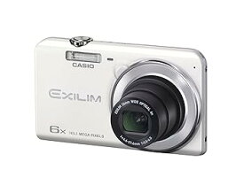 【中古】CASIO デジタルカメラ EXILIM EXZS26WE 1610万画素 光学6倍ズーム 広角26mm EX-ZS26WE ホワイト