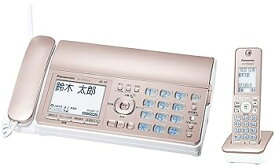 【中古】パナソニック おたっくす デジタルコードレスFAX 子機1台付き 1.9GHz DECT準拠方式 ピンクゴールド KX-PD305DL-N