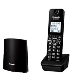 【中古】［非常に良い］パナソニック デジタルコードレス電話機 迷惑電話対策機能搭載 ブラック VE-GDL45DL-K