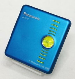 【中古】Panasonic　パナソニック　SJ-MJ19-A ブルー　ポータブルMDプレーヤー　MDLP対応　（MD再生専用機/MDウォークマン）
