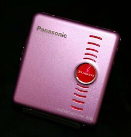 【中古】Panasonic　パナソニック　SJ-MJ19-P ピンク　ポータブルMDプレーヤー　MDLP対応　（MD再生専用機/MDウォークマン）