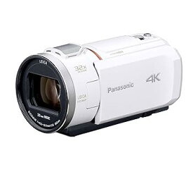 【中古】パナソニック 4K ビデオカメラ VX1M 64GB あとから補正 ホワイト HC-VX1M-W