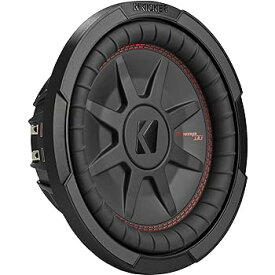 【中古】［非常に良い］キッカー KICKER CWRT10 CompRT 2ΩDVC 25cm薄型サブウーファー MAX800W/RMS400W 日本正規品