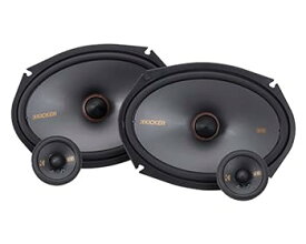 【中古】［非常に良い］KICKER 48KSS269 6x9インチ 200w カーコンポーネントスピーカー 2.75インチミッド/ツイーター付き KSS269