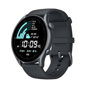 【中古】Amazfit GTR 3 Pro スマートウォッチ 日本語対応 GPS Alexa 通話機能 音楽保存 コントロール 5atm防水 睡眠 ストレス 心拍数 腕時計 録音 気圧高