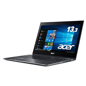 【中古】Acer ノートパソコン Spin 5 SP513-52N-N78U (Core i7/8GB/256GB SSD/ドライブなし/13.3型/Windows 10/スチールグレイ)