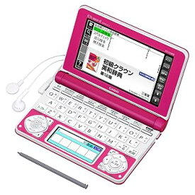 【中古】カシオ 電子辞書 エクスワード 中学生モデル XD-N3800VP ビビッドピンク