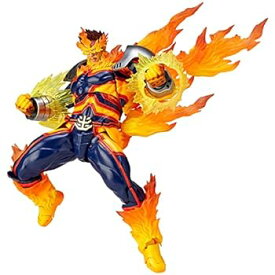 【中古】海洋堂 figure complex AMAZING YAMAGUCHI ENDEAVOR エンデヴァー 約190mm ABS&PVC製 塗装済みアクションフィギュア リボルテック オレンジ 全高