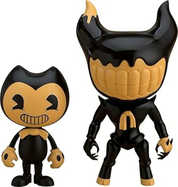 【中古】ねんどろいど Bendy and the Ink Machine ベンディー＆インクデーモン ノンスケール プラスチック製 塗装済み可動フィギュア
