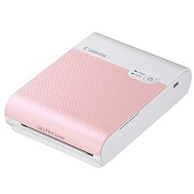 【中古】［非常に良い］Canon スマートフォン用プリンター SELPHY SQUARE QX10 ピンク(高耐久/シール紙/コンパクト)