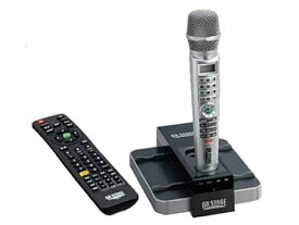 【中古】［非常に良い］オン・ステージ 佐藤商事 パーソナルカラオケ オンステージ お家カラオケ 内蔵1200曲 ワイヤレスマイク1本付き PK-WA100(S)