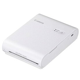 【中古】［非常に良い］Canon スマートフォン用プリンター SELPHY SQUARE QX10 ホワイト(高耐久/シール紙/コンパクト)