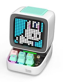 【中古】［非常に良い］Divoom Ditoo-ProポータブルBluetoothスピーカー3.55インチLEDスクリーンピクセルディスプレイ、DSPワイヤレススピーカーAPPコントロール、オー