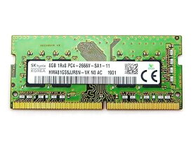 【中古】Hynix SK HYNIX 8GB 1RX8 DDR4 SO-DIMM PC4-21300 2666MHZ メモリーモジュール HMA81GS6JJR8N-VK